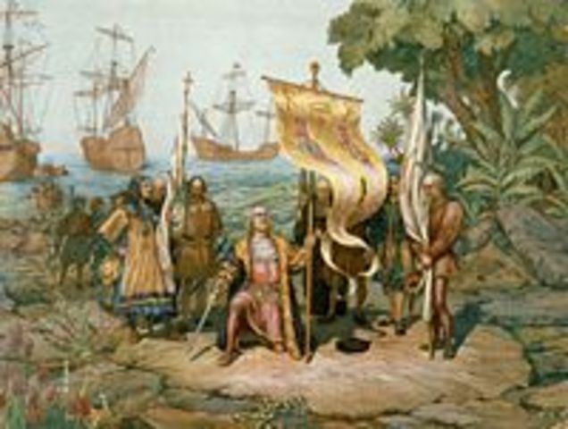 Columbus reaches the New World