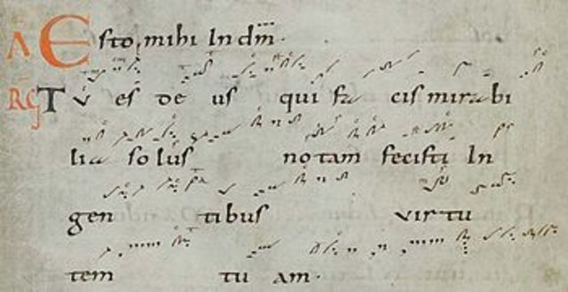 Nascita della scrittura musicale