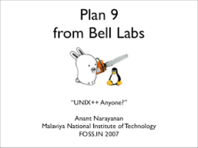 Began designing Plan 9