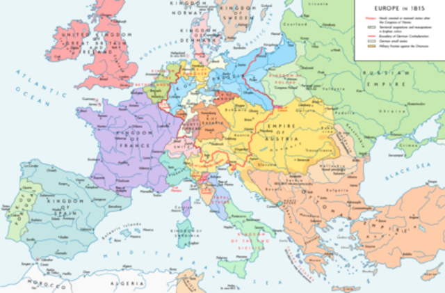 Europe after the Congress of Vienna