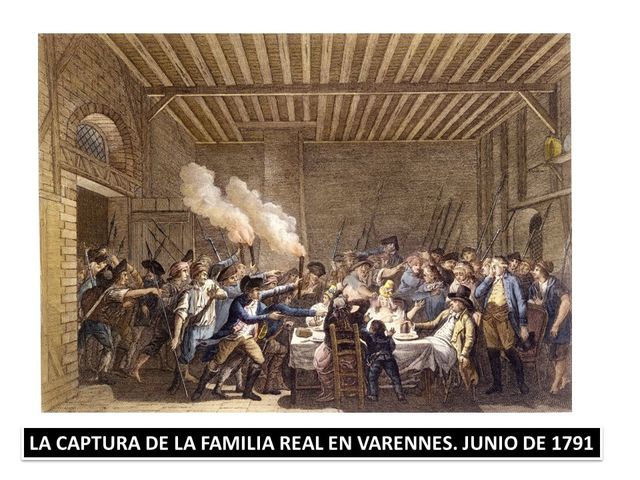 La familia real es apresada