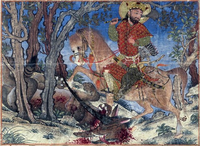 Bahram Gur Fights the Karg (1330-1340 C.E.)