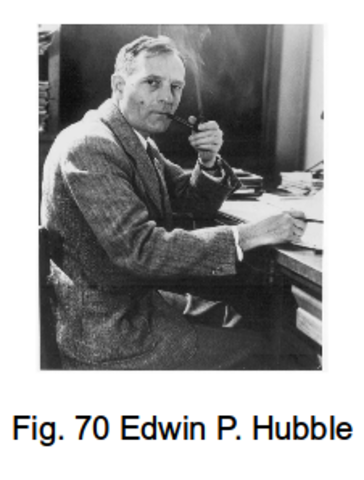 Edwin Hubble descubre la primera estrella variable cefeida en la galaxia de Andrómeda   (M31)