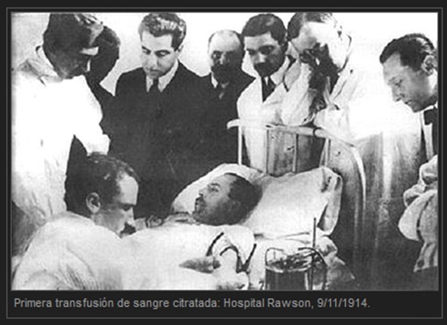 Primera transfusión sanguínea sin donante.