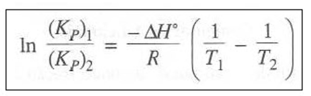 Ecuación de van't Hoff