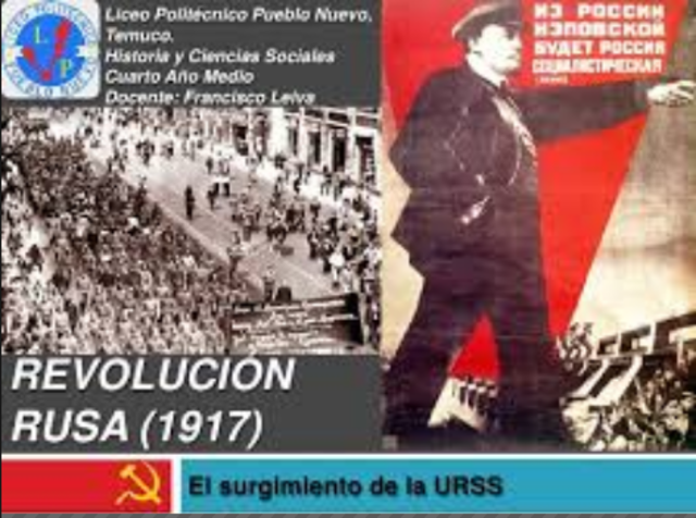 Revolución rusa. Nicolás II deja el trono imperial ruso; gobierno de Lenin.