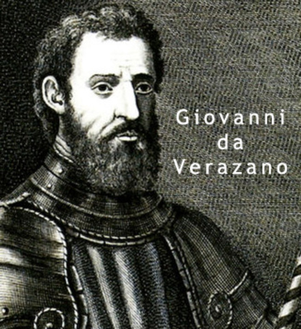 1524, Verrazano and the coast of what became the Garden State.
