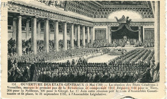 Luis XVI convocó a una reunión de los Estados Generales para formular un nuevo plan fiscal.