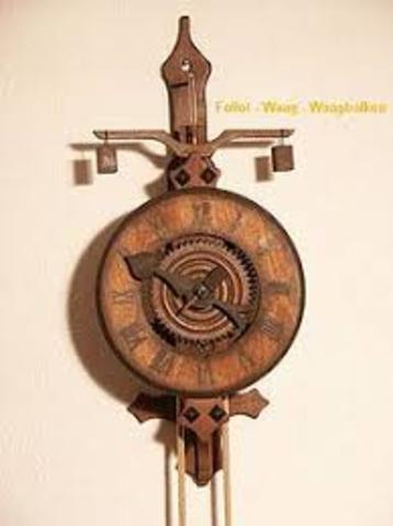 Etapa artesanal/ Reloj de péndulo