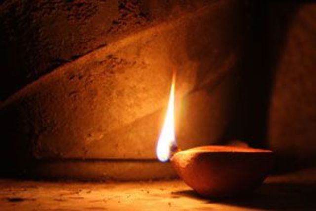 Etapa domestica/lampara de aceite