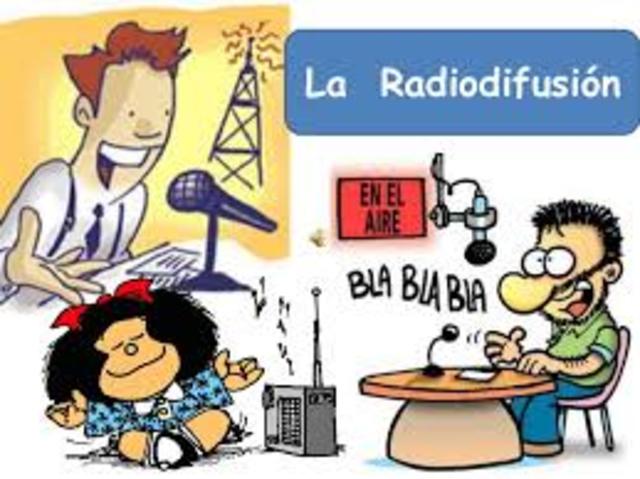 La radiodifusión, radio comercial.