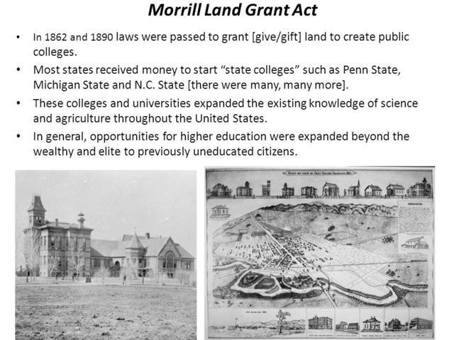 Morill Land Grant College Act