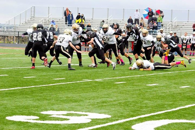 Started playing football