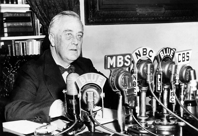 FDR began his fireside chats
