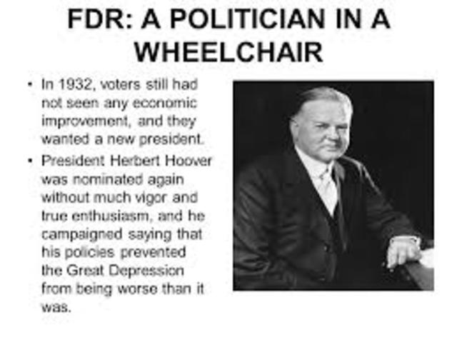 FDR began the new deal to try and end the great depression