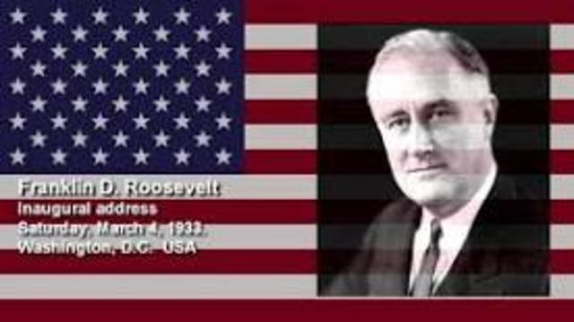 FDR delivered his ¨we have nothing to fear, but fear itself¨ speech