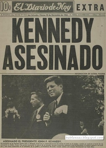 Mundo: Muerte de John F. Kennedy