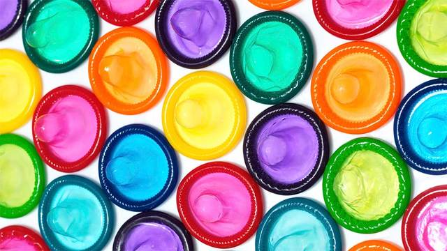 Condones de colores