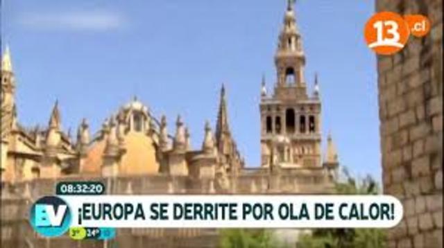 Ola de calor en Europa
