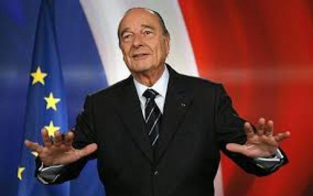 Fench President Jacques Chirac