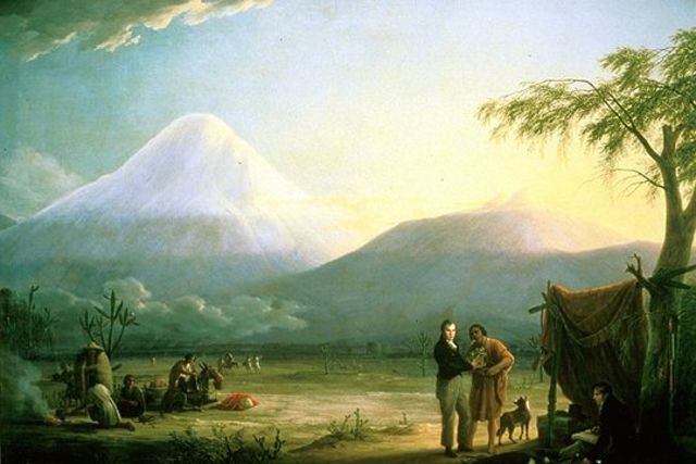 Humbold y su ilustración sobre el volcán ecuatoriano es publicada