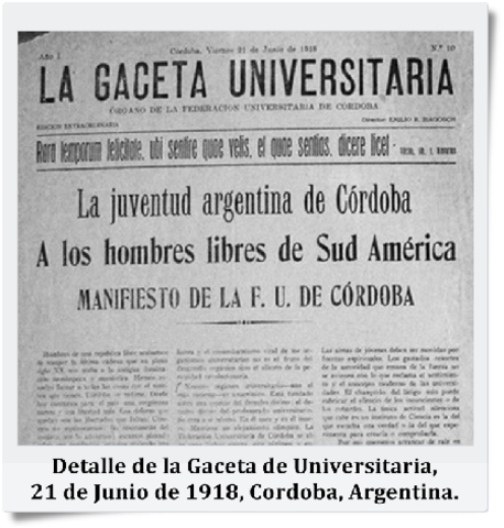 El movimiento estudiantil