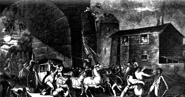 Fuga de los reyes LUIS XVI Y Maria Antonieta