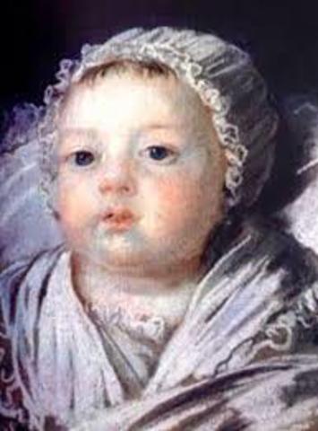 Nacimiento de Maria Antonieta Josefa Juana de Habsburgo-Lorena.