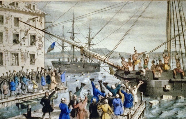 Le Boston Tea Party et ses conséquences