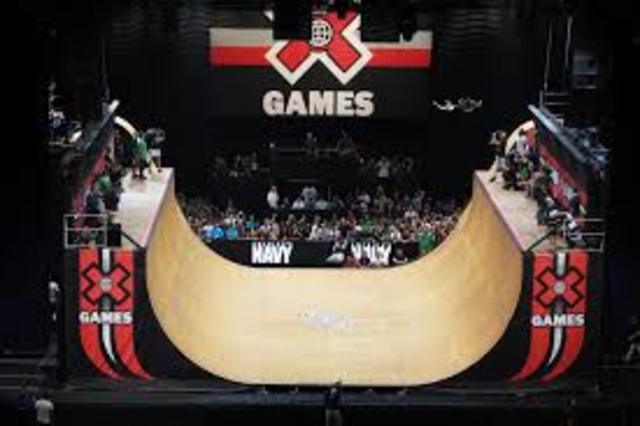 Hawk lands the 900 at the X Games.