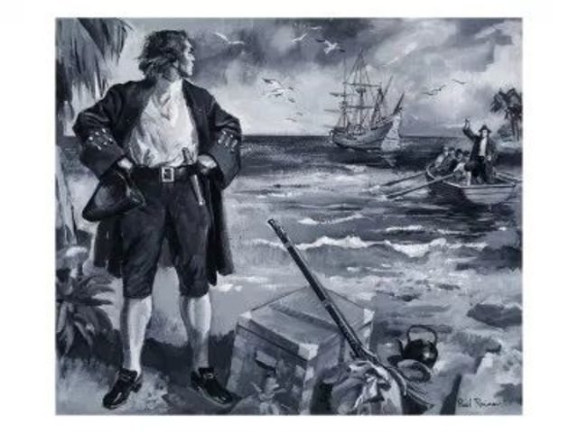 Al pasar los días logra recuperar fuerzas y vuelve al barco en busca de municiones para su supervivencia desmanteló el barco por varios días hasta que desapareció por causa de la lluvia