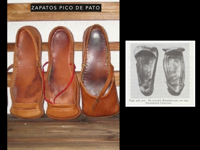 Zapatos pico de pato