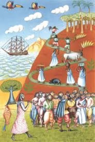 Se devuelve a Brasil, donde sus plantaciones estaban bien y se casó y tuvo hijos, se muere la esposa y vuelve a su propia isla, donde crea una colonia habitada por españoles.