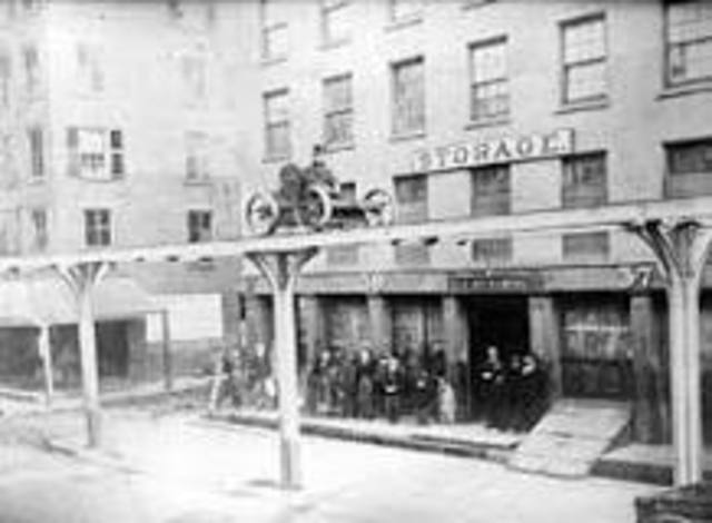 first subway system created