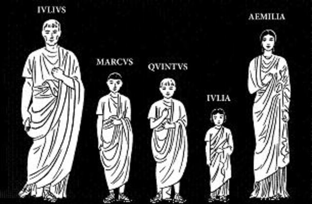 Época primitiva en la educación romana