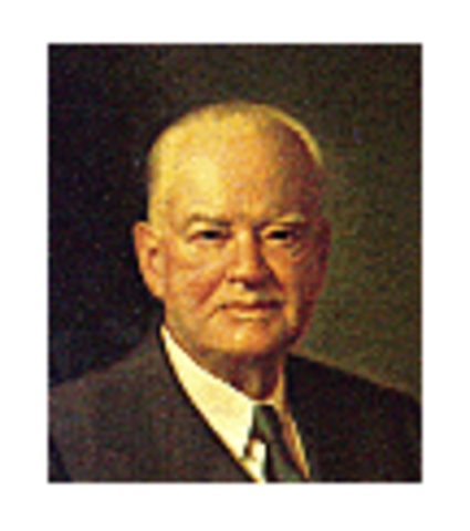 Herbert Clark Hoover becomes president