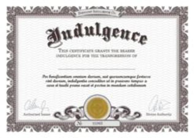 Indulgences (Pre-Preformation)