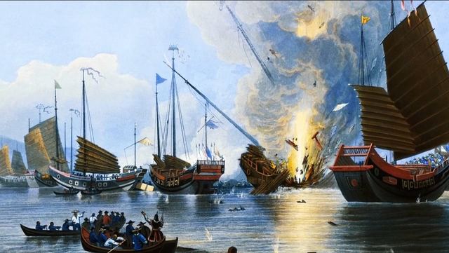 Beginning of the first Opium War