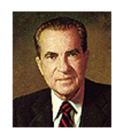Richard Milhous Nixon becomes president