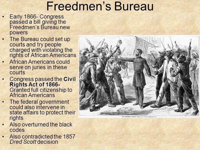 freedmen's bureau