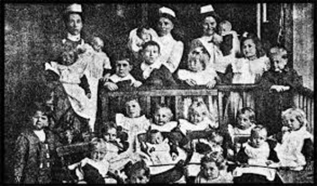 Creation of foundling homes