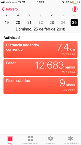 Caminata el domingo