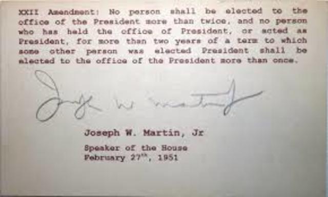 22nd amendment