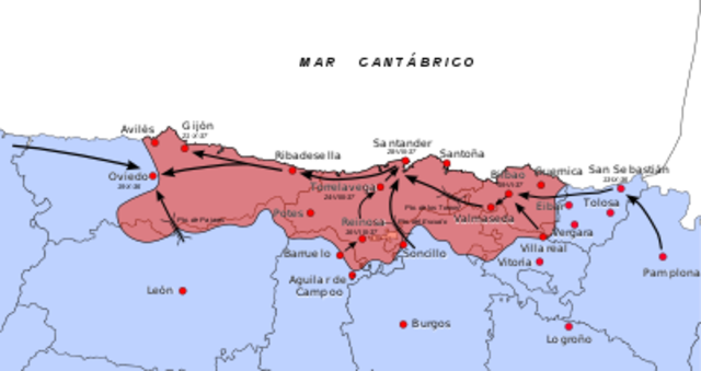 Ocupación del Cantábrico