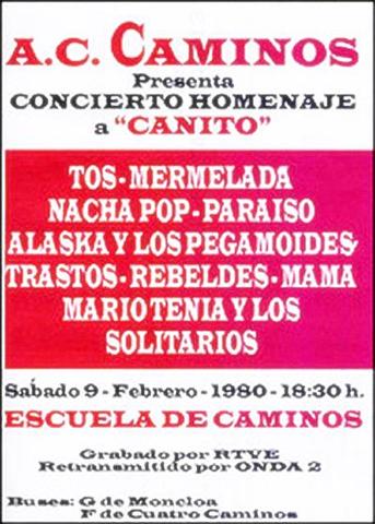 CONCIERTO HOMENAJE A CANITO