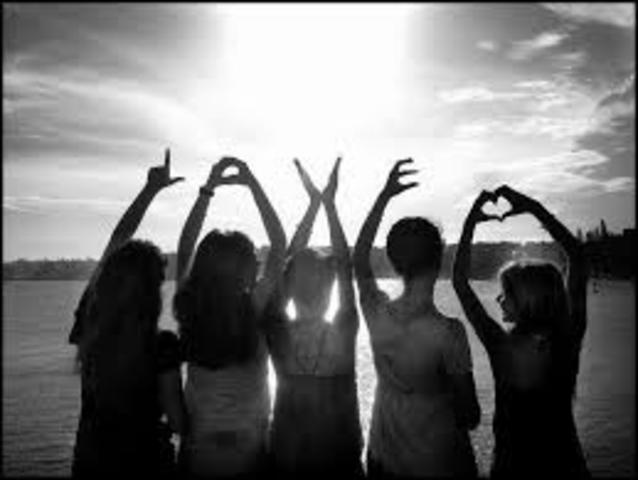 I start hanging out with two out of my four best friends