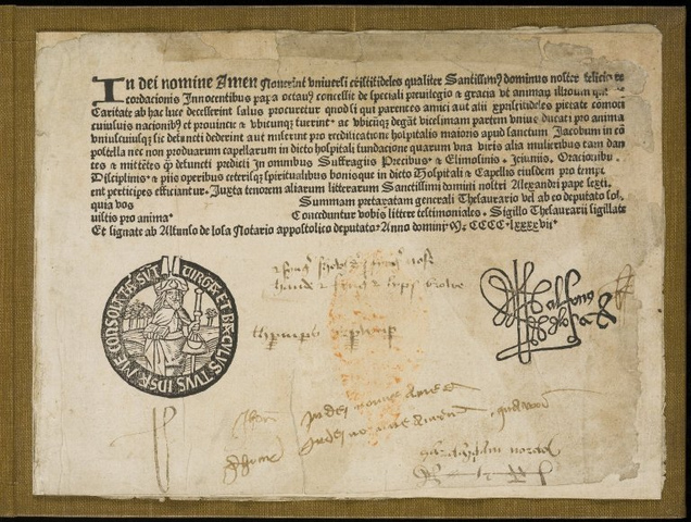 The Selling of Indulgences Begins