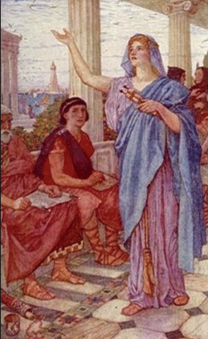 Nacimiento Teano de Crotona