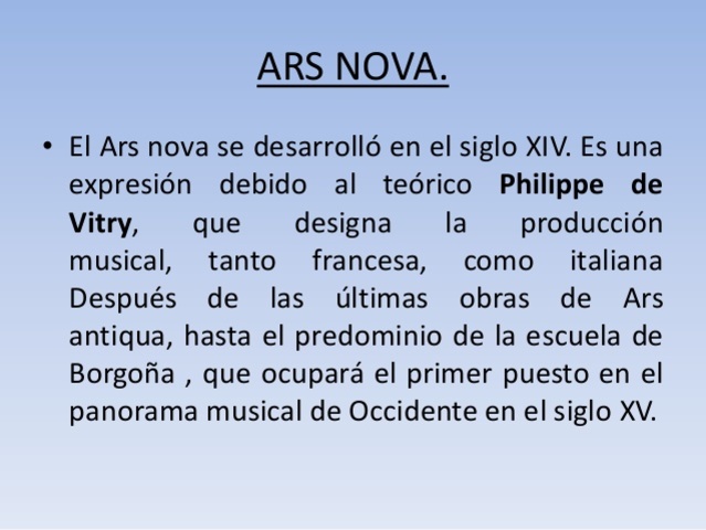 Ars nova