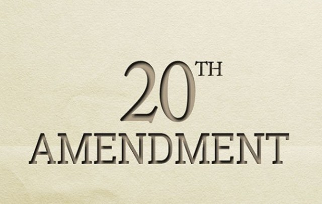20th Amendment section 1
